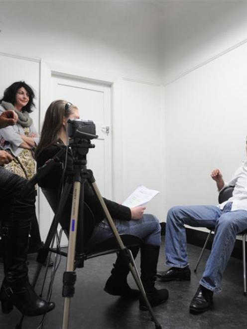 Shortland Street casting director Andrea Kelland (left) and McDaniel and Power acting management...