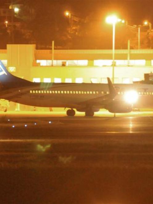 A Boeing 737 belonging to CanJet sits on the tarmac near the Jamaican resort of Montego Bay after...