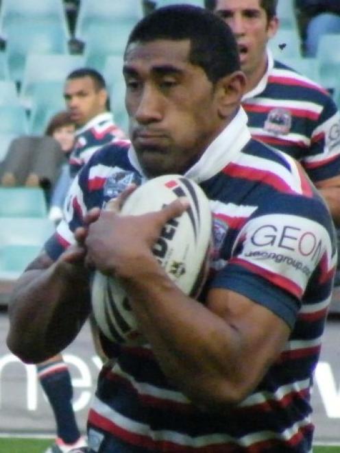 Sia Soliola, seen here playing for the Sydney Roosters, has been left with serious injuries after...