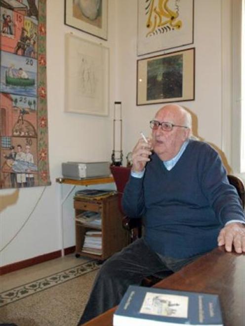 Sicilian writer Andrea Camilleri. Photo from LA Times.