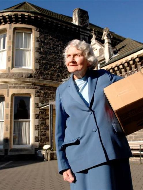 Sister Chanel Hardiman removes the last of her possessions from Marinoto, the Sisters of Mercy...