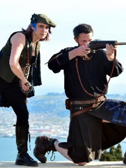 Sofie Welvaert (Banquo) and Miguel Nitis (Macbeth) star in a modern retelling of Shakespeare's...
