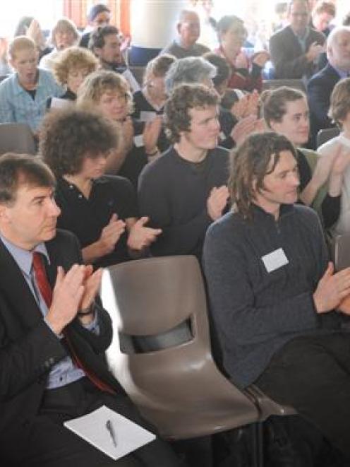 Some of the more than 140 people who attended the 44th University of Otago Foreign Policy School...
