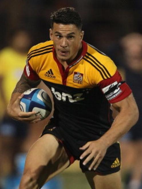 Sonny Bill Williams - stopping the Chiefs' lethal backs will be crucial.
