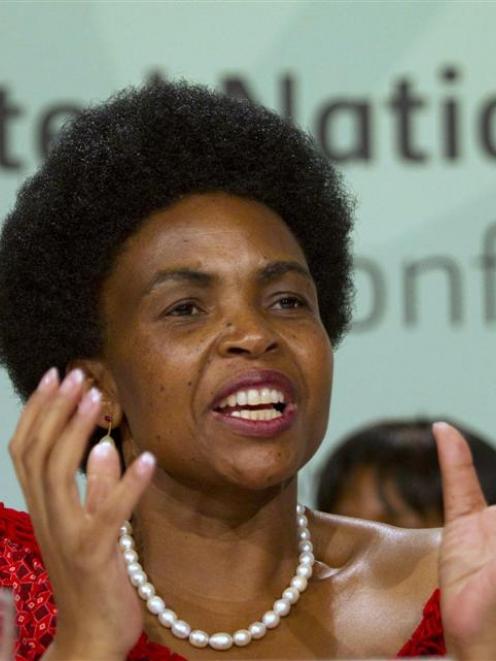 South Africa's International Relations Minister Maite Nkoana-Mashabane: "We have concluded this...