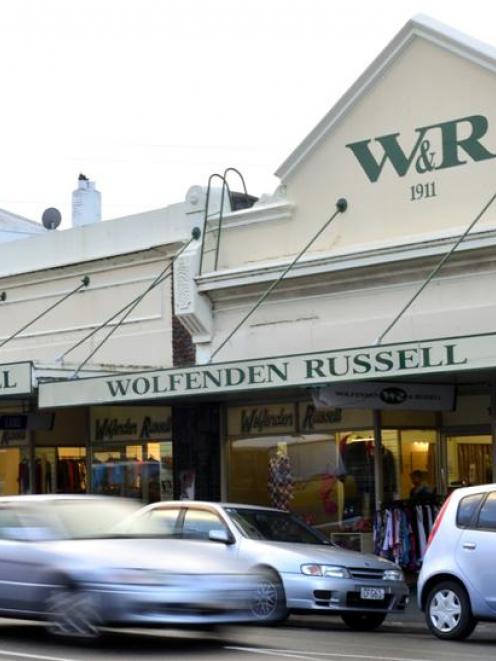 South Dunedin clothing shop Wolfenden and Russell is to close after 101 years in business. Photo...