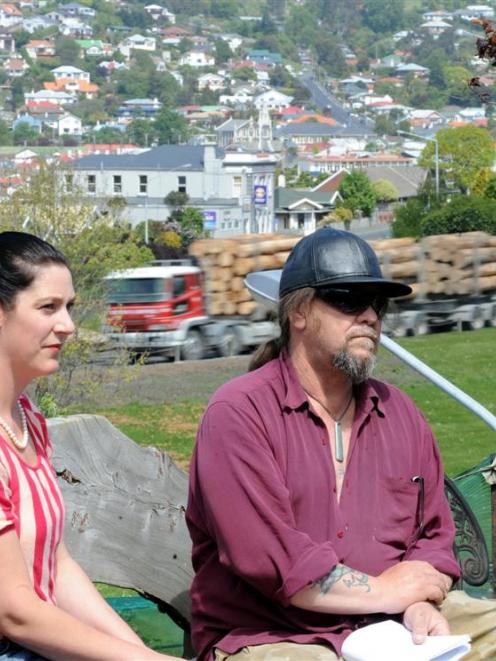 South Rd resident Sarah Campbell-McKenzie (left) and Leckhampton Court resident Tony Ambrose want...