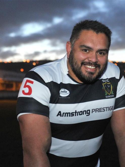 Southern prop Warren Moffat at Bathgate Park earlier this week. Photo by Gregor Richardson.