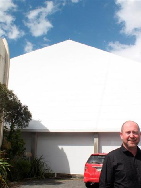 Southland Museum and Art Gallery Trust Board chairman Darren Ludlow in the car park where the...