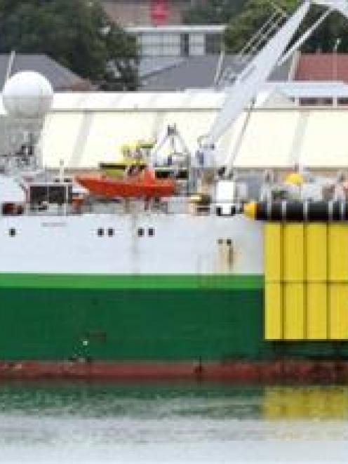 Specialist hydrographic vessel Polarcus Alima. Photo by Gerard O'Brien.
