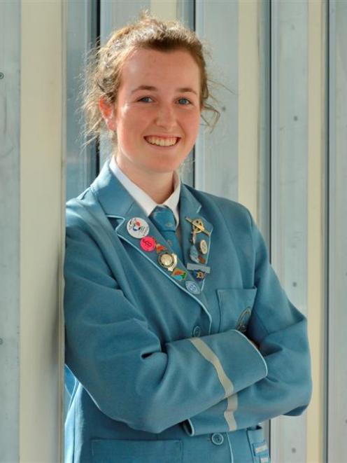 St Hilda's Collegiate School head girl Harriet Keown (16), who has been selected to represent New...