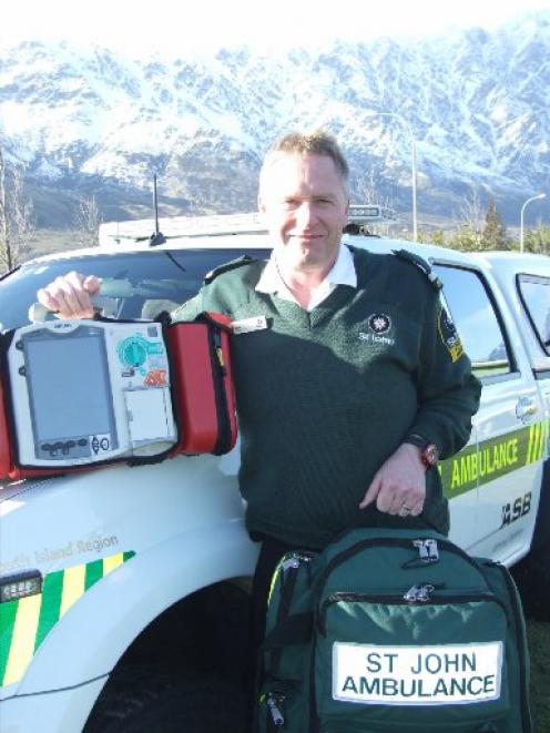 St John intensive care paramedic Colin McGee is the emergency service's first liaison with...