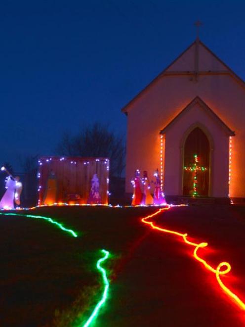 St Paul's Catholic Church during the Mid-Winter Festival of Lights and Mid-Winter Christmas...