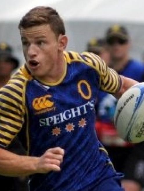 Standout Otago performer and one of the players of the tournament Brad Weber makes yet another...