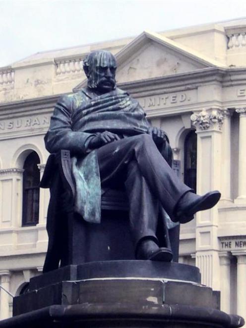 Statue of the Rev Dr Donald Stuart in the Queens Gardens. Photo supplied.