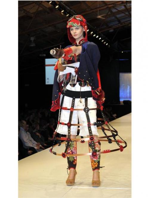 Hokonui Heritage Steampunk Award-winners were designers Amanda Hasselman and Kate Scott, of...