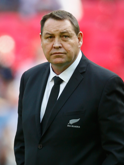 Steve Hansen prior to the game. Photo: Getty Images.