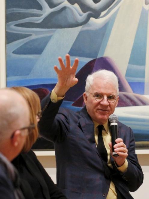 Steve Martin at the Museum of Fine Arts in Boston. Photo: Reuters