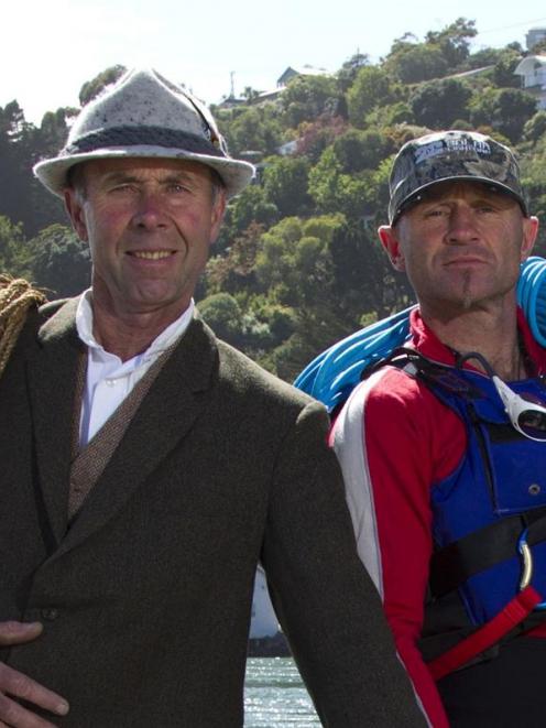 Steve Moffatt (left) and Steve Gurney.  Photo by Simon Baker.