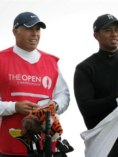 Steve Williams (left) and Tiger Williams.