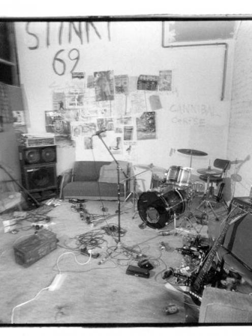 Stinky's old band room.