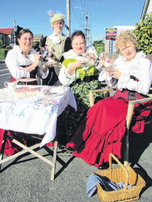 Looking forward to welcoming cyclists to share in Victorian-style tea parties in North Rd are ...