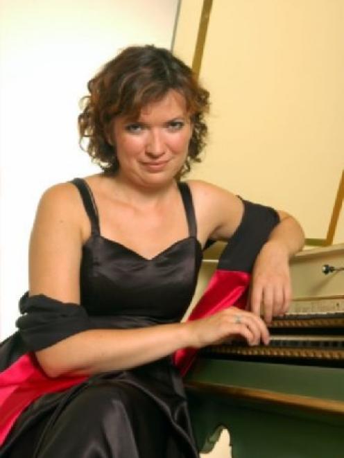 Striking the right chord... Czech harpsichord player Edita Keglerova will join Christchurch...