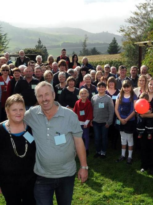 Sue and Philip Lee celebrate 100 years of the Lee family on their farm, with 90 members of the...