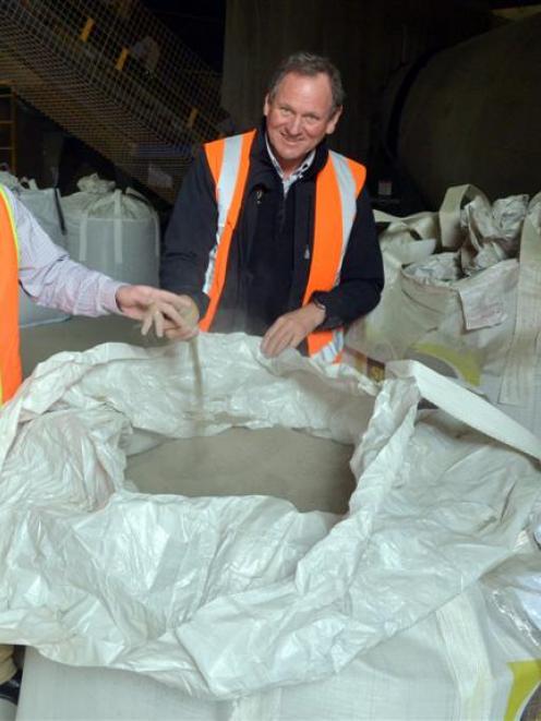 Superior Minerals director Lawrence Alloo (left) and manager David Hoseason-Smith at the company...