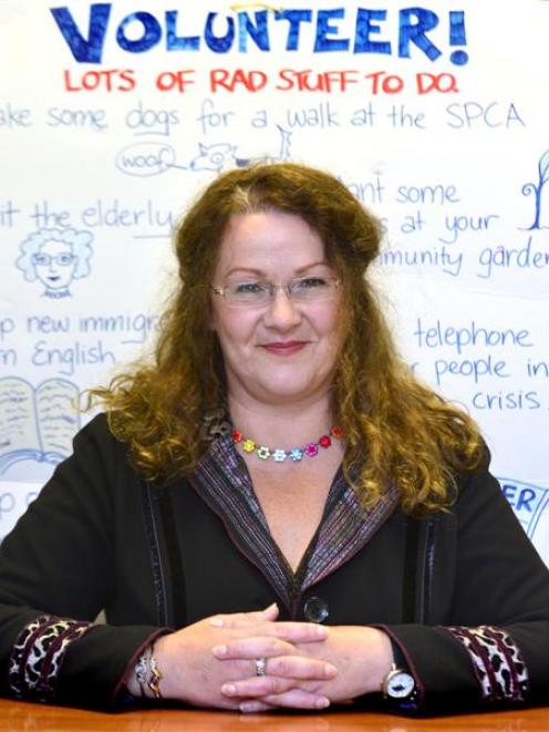Supported volunteering co-ordinator Claire van Loon Sim helps Otago residents with mental health...