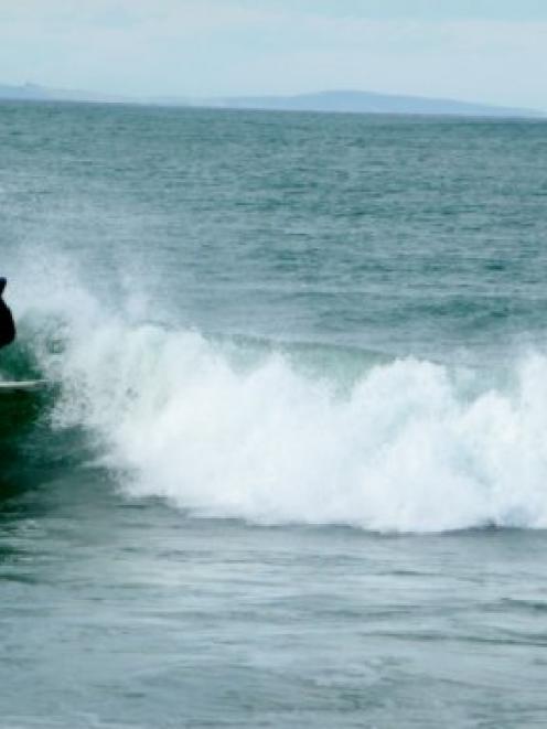 Surfers want the famous Aramoana break left alone. Supplied photo.