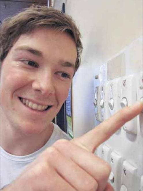 Switched on: Otago University Students' Association leader Logan Edgar says if the numbers stack...