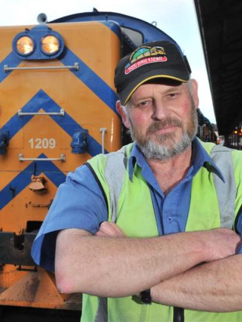 Taieri Gorge Railway locomotive engineer Kevin Phillips said he had more near misses at Dunedin...