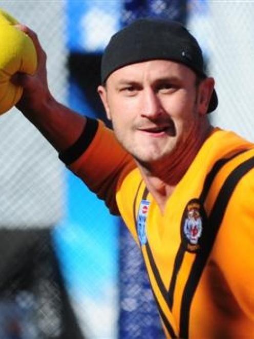 Taking part in the National Dodgeball Series at the Gardens Tavern, in Dunedin, on Saturday is...