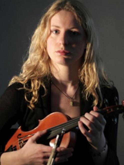 Tasman String Quartet violinist Jenny Banks, of Alexandra, who will perform in Queenstown...