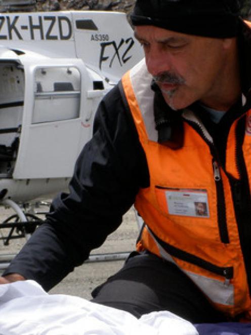 Taupo's Greenlea rescue heliCopter flew the injured German youth to Rotorua Hospital.
