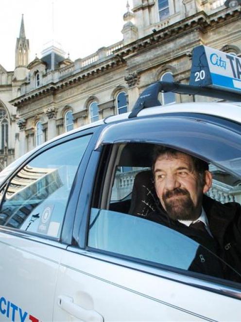 Taxi driver Anthony "Starsky" Ware on an Octagon taxi stand drivers are concerned is dangerous...