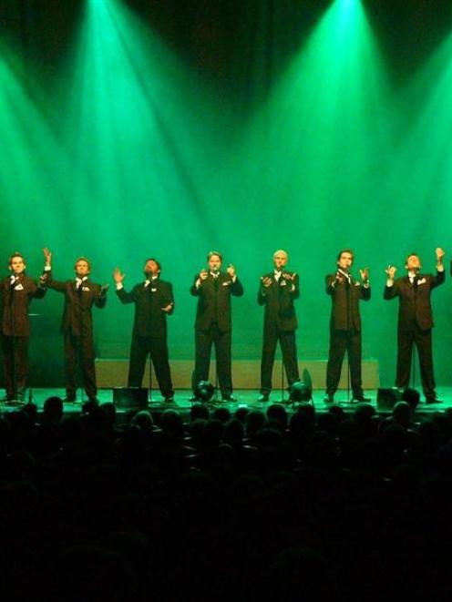 The Ten Tenors in action. Photo supplied.