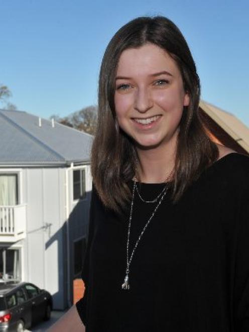 Tessa Saunders is a student who chooses to drink sparingly. PHOTO: GREGOR RICHARDSON