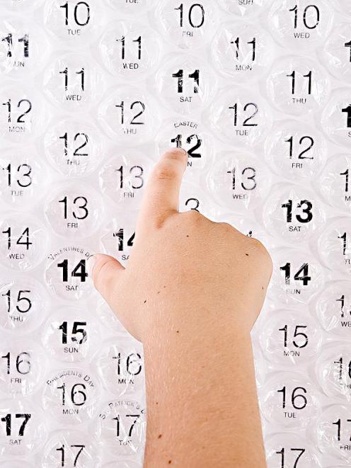 The 2009 Bubble calendar. Photo from AP.