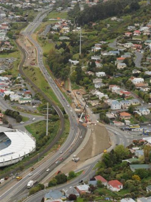The $20 million stage 1 upgrade of State Highway 1 at Caversham is scheduled for completion next...