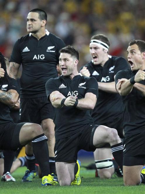 The All Blacks now have AIG on their jersey.   REUTERS/Jason O'Brien