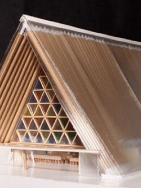 The Anglican Church has today revealed plans for a cardboard cathedral in Christchurch. Photo...