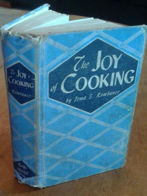 The authentic dog-eared 64-year-old copy of The Joy Of Cooking  that has lived with Roy Colbert...