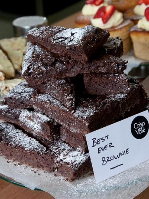The "best ever brownies" from Crisp & Vale. Photo supplied.