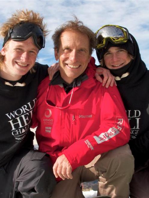 The Bilous family (from left) Hank,  Peter and Finn,  of Hawea Flat, have a long association with...