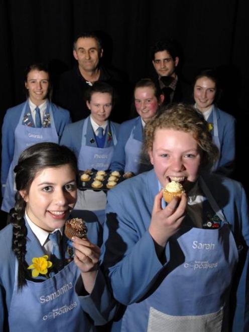 The brains and brawn behind Feel Good Cupcakes, a St Hilda's Young Enterprise Scheme business are...