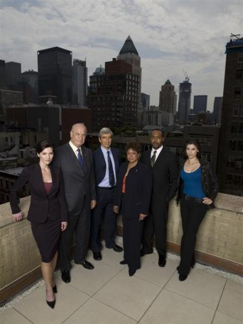 The cast of Law & Order. Photo from TV3.