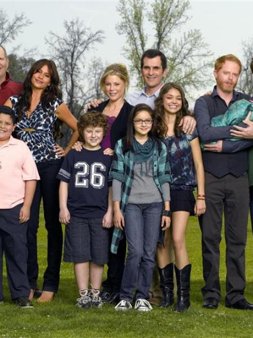 The cast of Modern Family. Photo by TV3.