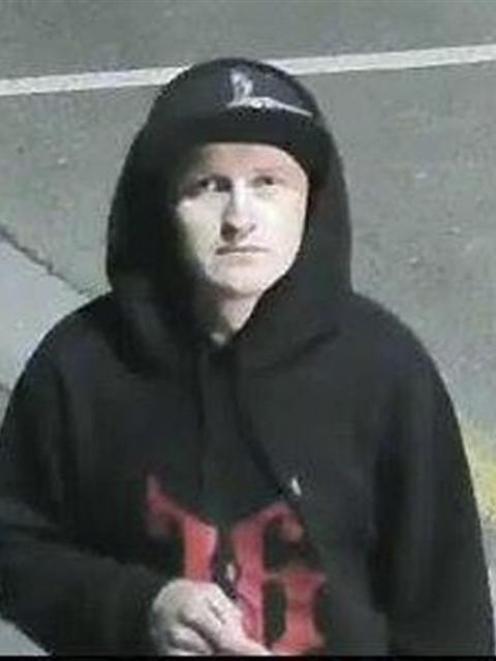 The CCTV photo of the camera vandal which was posted on the Queenstown police Facebook page. ...